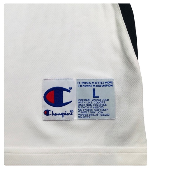 Champion - Double Dry Mesh White / Black Tank Top L - NWOT - Picture 7 of 13